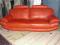 SKÓRZANA  sofa 3-ka  czerwona