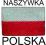 NASZYWKA flaga Polski 55x38 mm. POLSKA