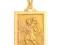 Złoty medalik Św. Krzysztof 33867