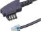 KABEL TELEFONICZNY ADAPTER TAE-F - RJ11 6m Czarny