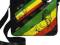 TORBY NA RAMIĘ TORBA młodzieżowa REGGAE rasta L7