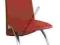 Krzesło metalowe krzesła H-59 czerwone płozy salon