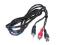 KABLE PRZEWOD KABEL 2 x RCA na JACK 3.5mm przewody