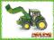 SIKU Traktor John Deere z ładowarką 1341