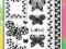Stemple akrylowe Fantasy Butterfiles 6410/0036