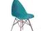 Krzesło Rush Wood polipropylen  7 kolorów