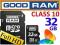 32GB KARTA PAMIECI GOODRAM MICRO CLASS 10 SDHC +AD