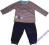 nowy ciepły KOMPLET bluza dres spodnie 86 18M