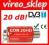 Wzmacniacz antenowy DVBT 20dB hermet. filtr GSM/CB