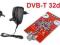Wzmacniacz antenowy DVB-T 32dB + zasilacz regulow.