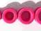 RÓŻOWY MAT TUNEL ODKRĘCANY 10mm  akryl