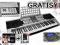 PROF KEYBOARD ORGANY MK-922 61KLAW 2KURSY+CD LCD