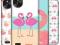 HTC DESIRE X Head Case Flamingo etui