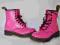 DR MARTENS 37 SKÓRA RÓŻOWE 23,5 cm NOWE TANIO!