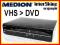 VHS NA DVD NAGRYWARKA MEDION COMBO DVD HDMI