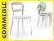 KRZESŁO K100 SZARE  BIAŁE 4 KOLORY OD RĘKI HIT