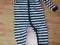 Pajacyk/piżamka w paski H&amp;M r 68