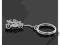 5 Srebrny breloczek do kluczy MOTOR srebro BRELOK!