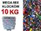 MIX KLOCKÓW LEGO,COBI inne   MEGA PAKA 10 KG !!