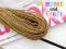 ++ SZNUREK PAPIEROWY-  JASNY BRĄZ 5m TANIO++