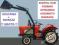 TUR ładowacz czołowy mini traktor montaż + dostawa
