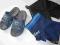 Klapki na basen 34- wkł 22 i kąpielówki 2szt-116cm