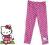 LEGGINSY HELLO KITTY ciemn róż serca 116 / 122 cm