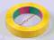 Cienka taśma ozdobna i pakowa 24mmx100m żółta
