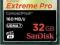 Sandisk CF-32GB Extreme PRO Compact Flash 160MB/s