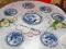 Porcelanowy kpl deserowy Fusaichi Japonia współcz.
