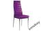 KRZESŁO H-261 Fioletowy Eco-Skóra Chrom Kuchnia