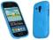 Gel etui blue Samsung Galaxy S3 Mini + 2x Folia