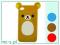 Etui iPhone 4 / 4s | Miś Rilakkuma Classic obudowa