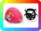 KASK ROWEROWY DLA DZIECKA RÓŻOWY M OBWÓD 52-54CM