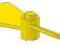 4745 Yellow Propeller 2 Blade Twisted