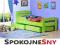 Łóżko GRZEŚ 160x80 zielone ABSOLUTNY HIT SPRAWDŹ!