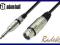 Przewód mikrofonowy PRO ADAM HALL Jack 6,3-XLR 3m