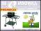 GRILL OGRODOWY OKRĄGŁY fi 46,5CM Z PÓŁKAMI GRIL