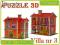 WILLA Dom dla lali Zestaw Puzzli 3D PRZESTRZENNE 3