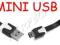 Kabel miniUSB - USB płaski 0,9m mini Łódź fv