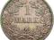 NIEMCY 1 MARKA 1911 ROK A st.3+ SREBRO