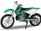 2002 KAWASAKI KX 250 SKALA 1:18 MOTOR MODEL WELLY