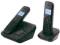 Telefon Bezprzewodowy 2 słuchawki Sekretarka