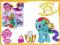 MLP PONY KUCYK BALOWY RAINBOW z MASKĄ - KURIER!
