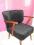 FOTEL DESIGN KLUBOWY Z  LAT 60/70