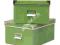 IKEA KASSETT PUDEŁKA ZIELONE 35x28x18  A4 NA PAPIE