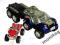 ZESTAW SAMOCHODÓW JEEP +  LAWETA + QUAD   a717