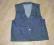DENIM VEST KAMIZELKA NIEBIESKA JEANS S