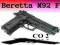 NOWOŚĆ- Pistolet Beretta M 92F Mega Moc na co2