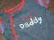 MOTHERCARE* pajacyk z napisem I love daddy 62/68